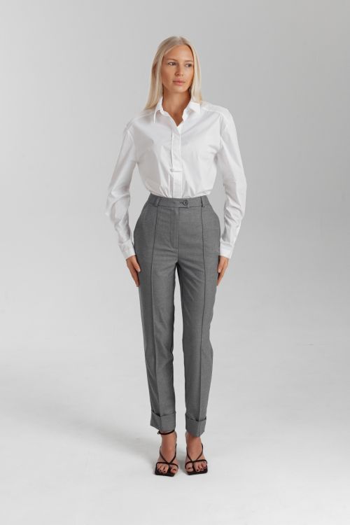 Брюки прямые со стрелками